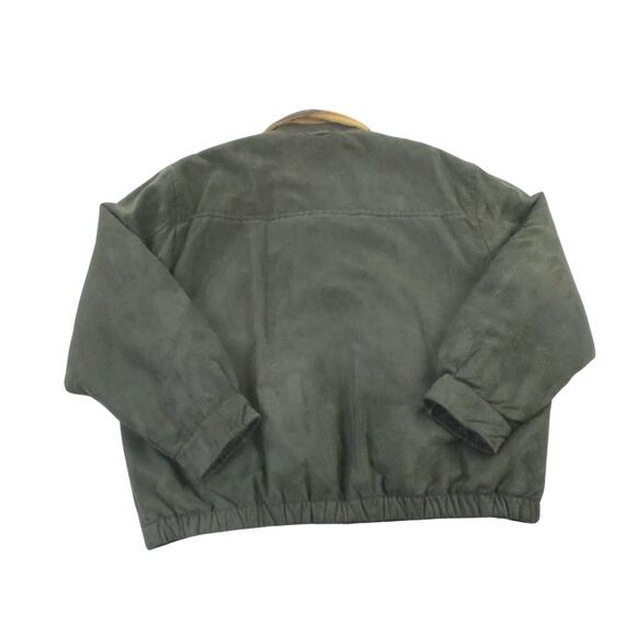 Weather Report by Weatherproof Men's Bomber Jacket XL Green Full Zip - Picture 4 of 12